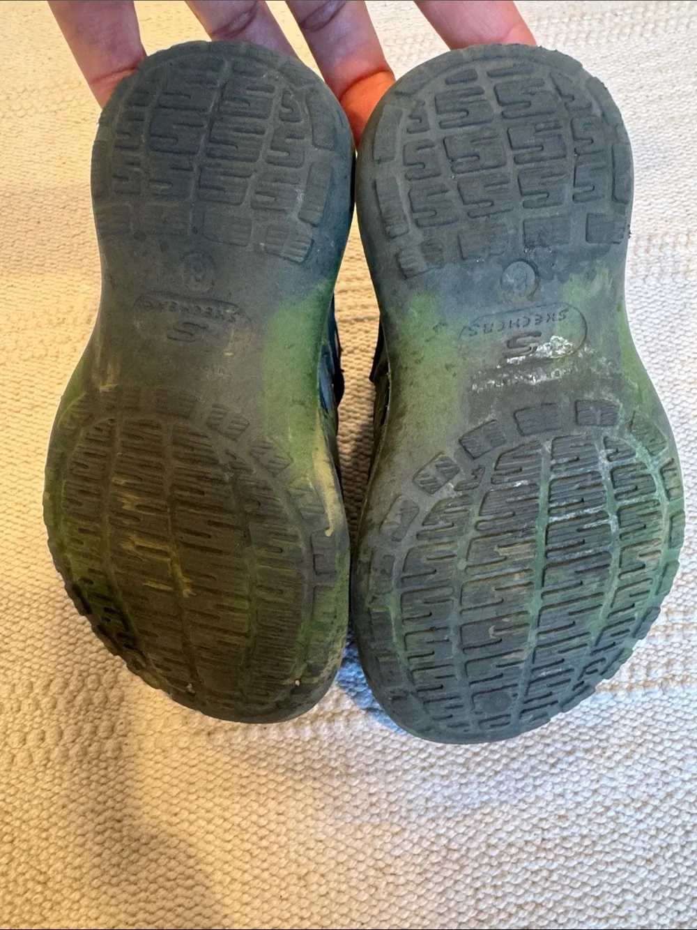 Skechers Kids' Camouflage Green Slip-On Clog Shoe